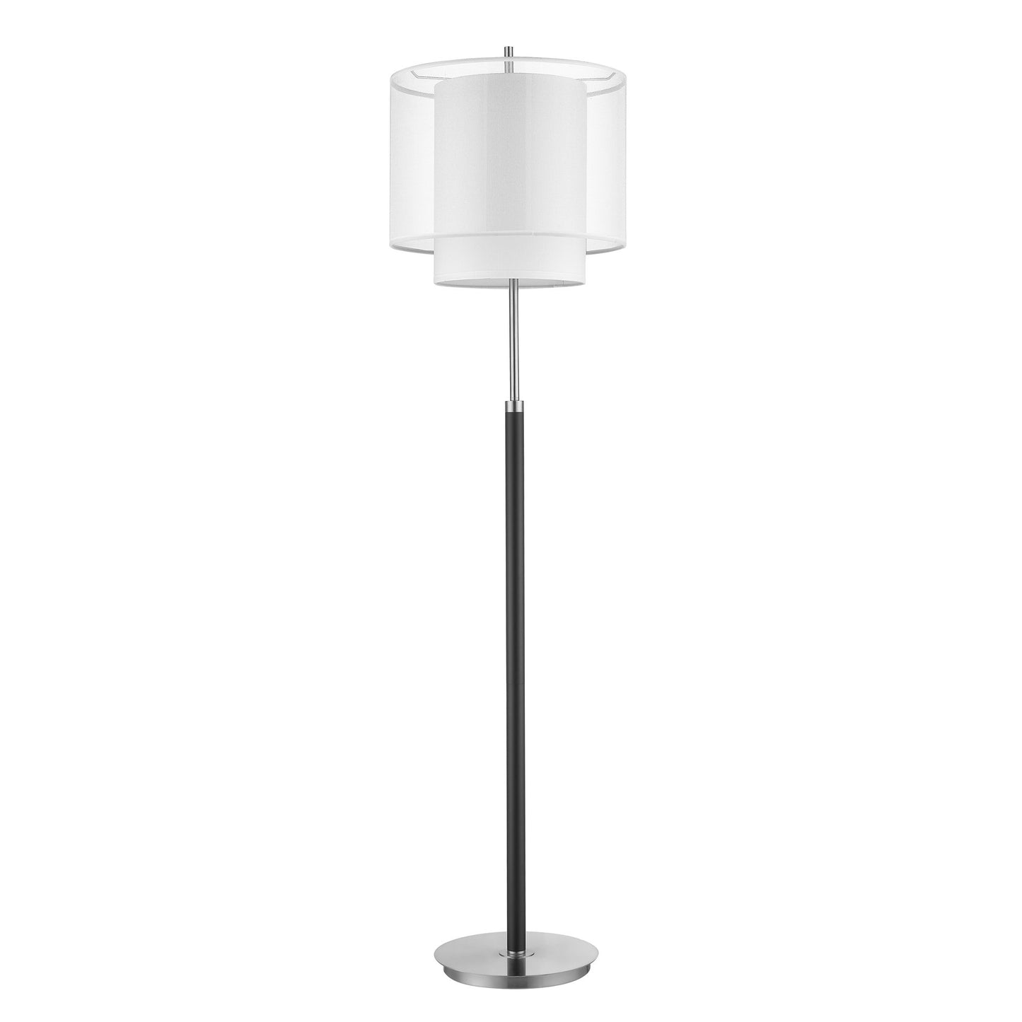 Chrome Floor Lamp w/ Shade