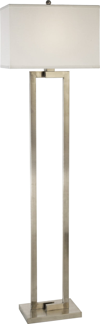 Nickel Floor Lamp w/ Shade