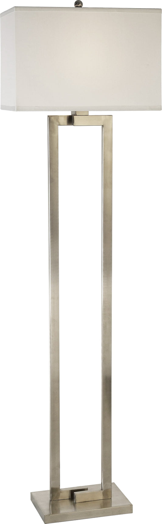 Nickel Floor Lamp w/ Shade