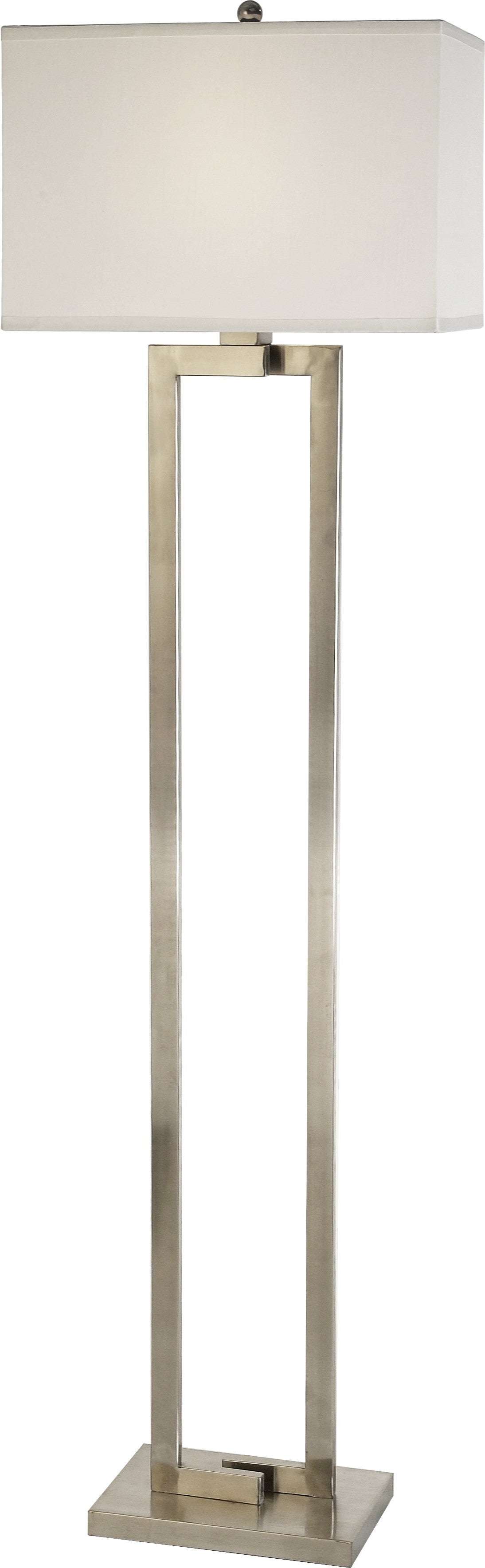 Nickel Floor Lamp w/ Shade