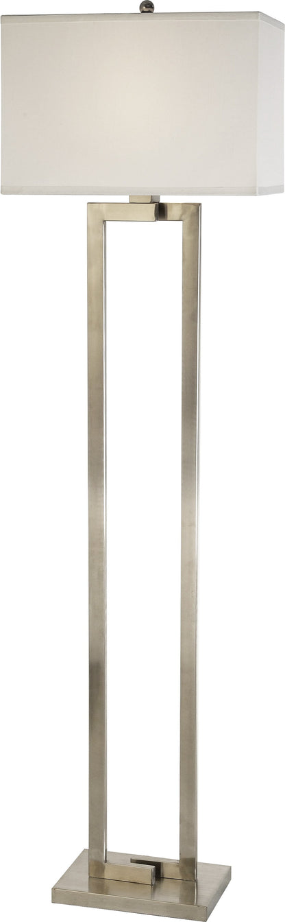 Nickel Floor Lamp w/ Shade