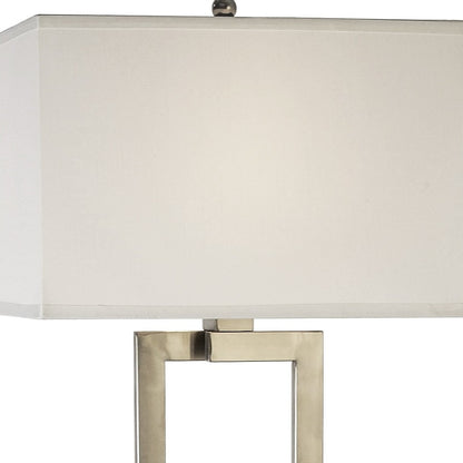 Nickel Floor Lamp w/ Shade