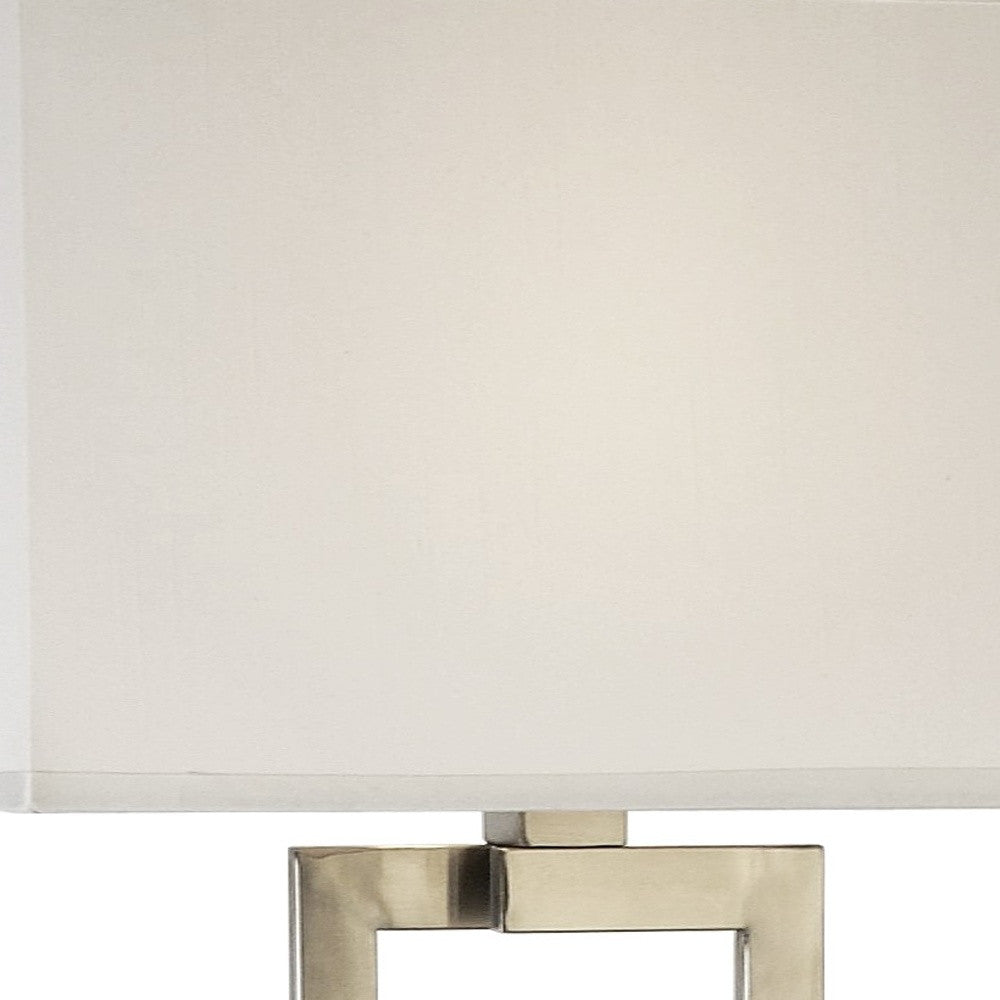 Nickel Floor Lamp w/ Shade
