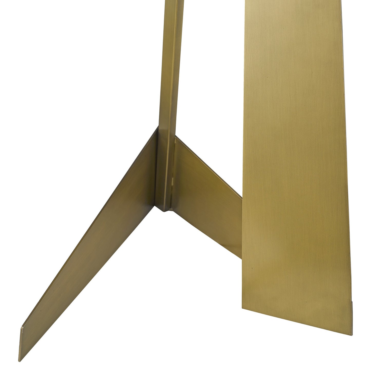 Brass Floor Lamp w/ Shade