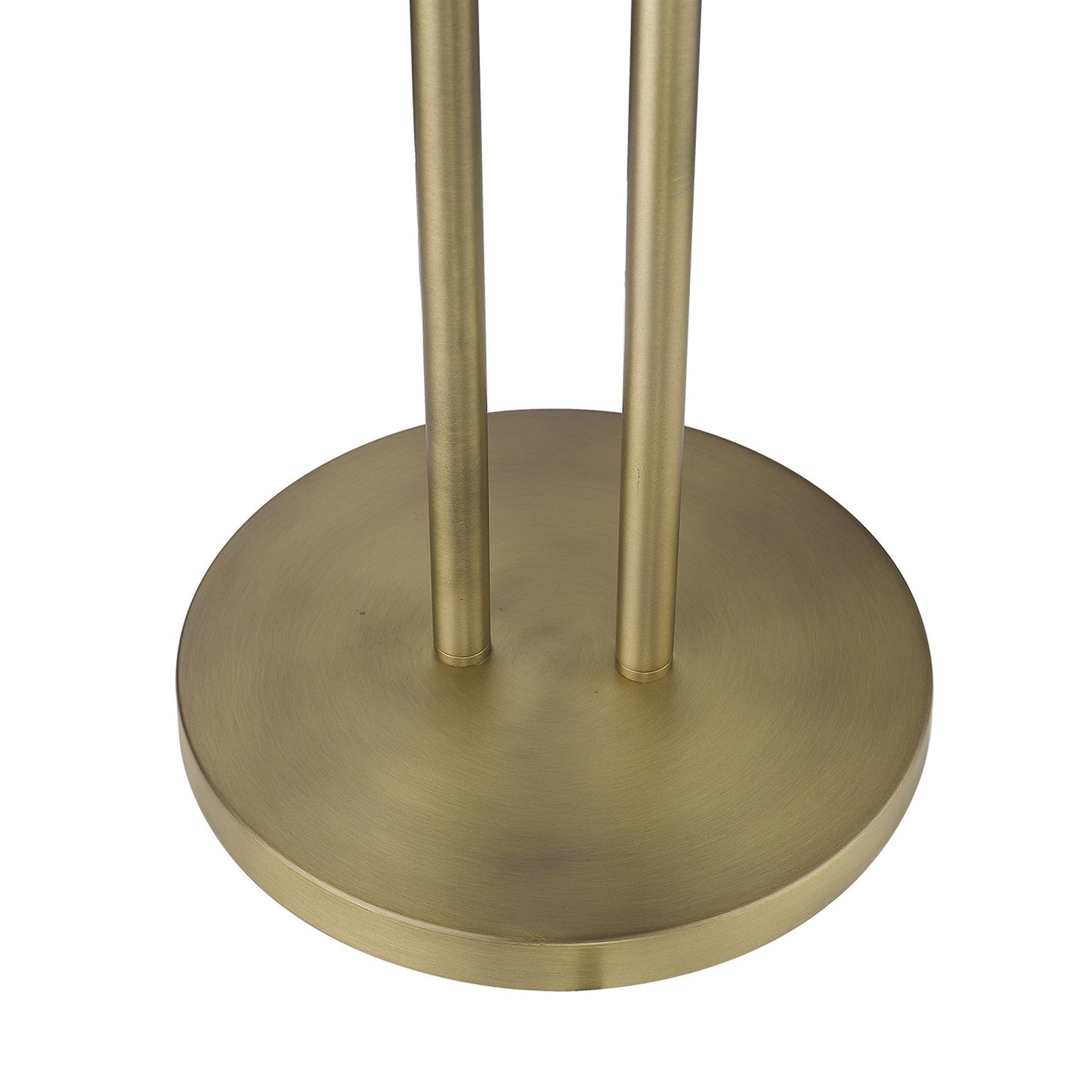 Brass 2-Light Torchiere Floor Lamp