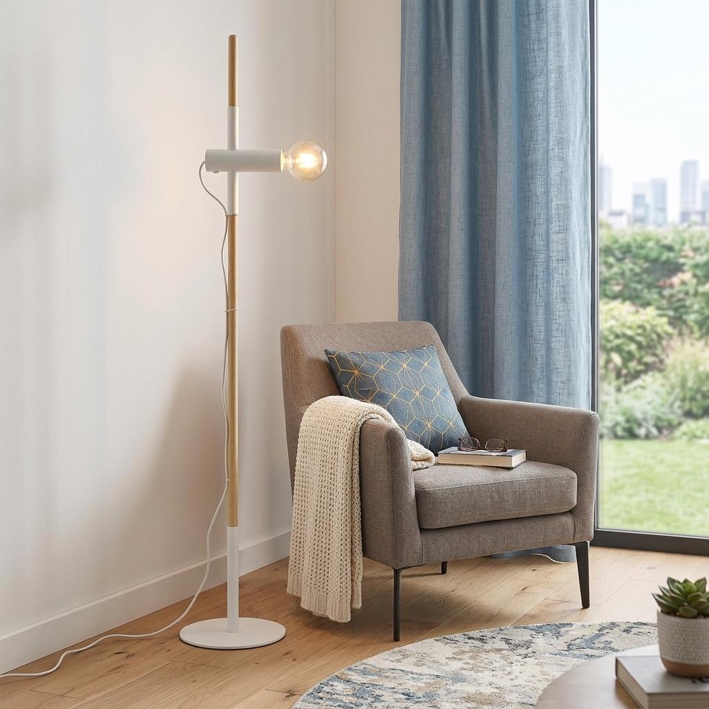 Natural Reading Floor Lamp