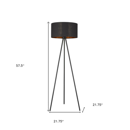 Matte Tripod Floor Lamp w/ Shade