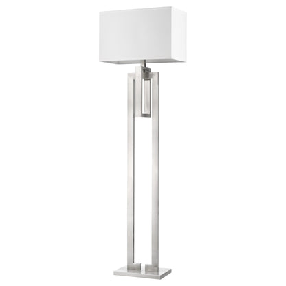 Nickel Floor Lamp w/ Shade
