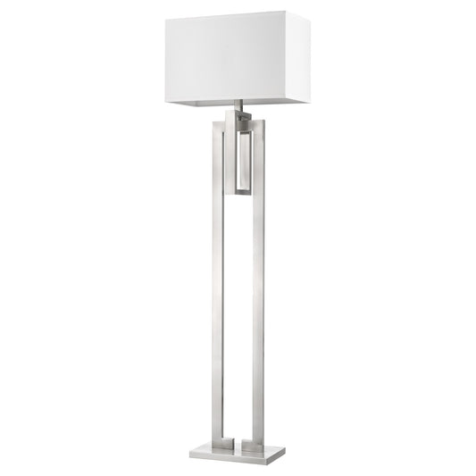 Nickel Floor Lamp w/ Shade