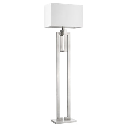 Nickel Floor Lamp w/ Shade