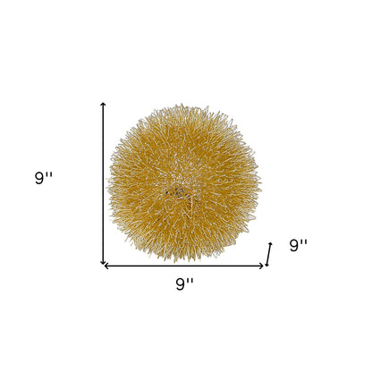 Gold Sunburst Accent Wall Lamp