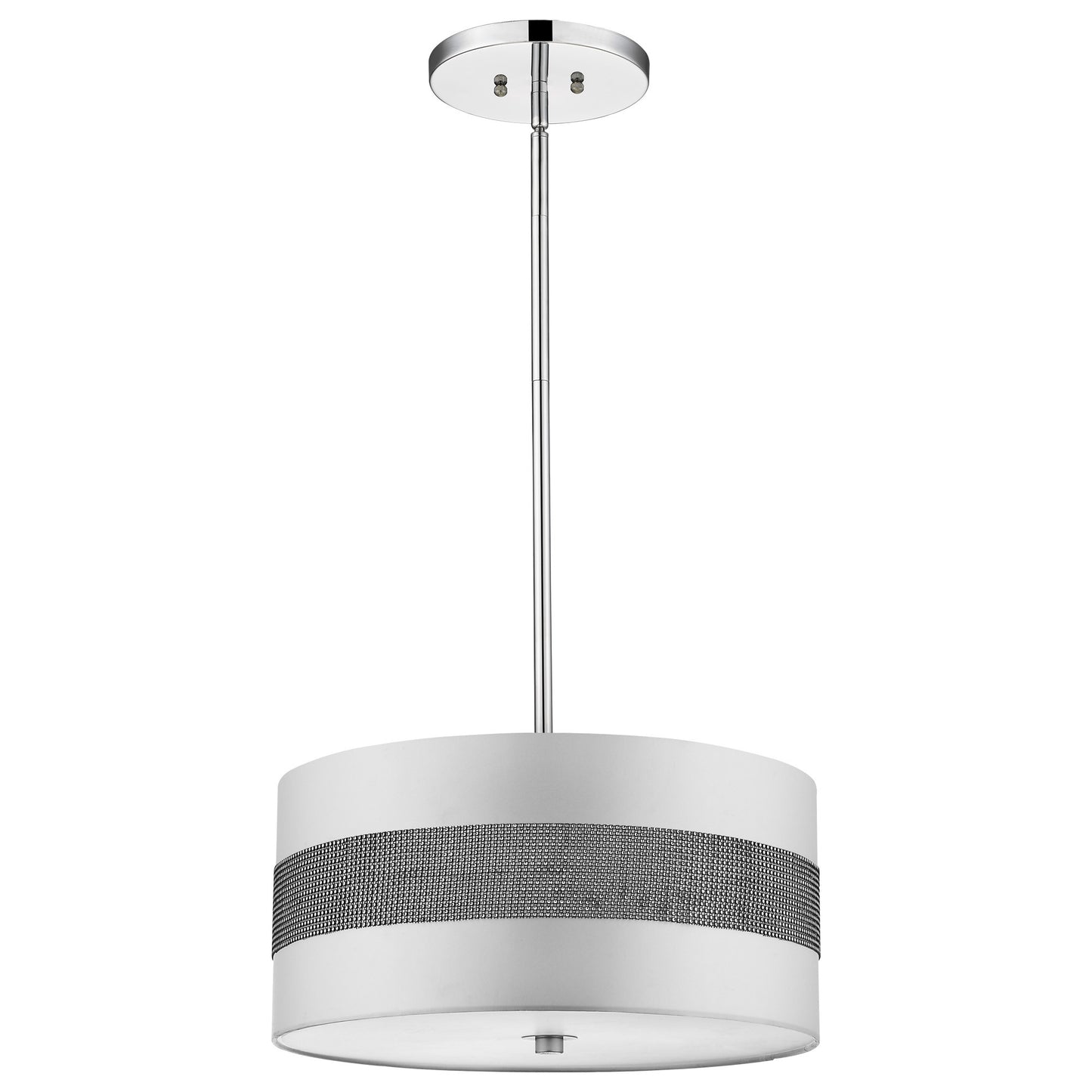 Harmony 3-Light Metallic Silver Pendant