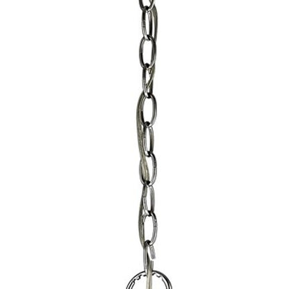 Isabella 4-Light Nickel Drum Pendant