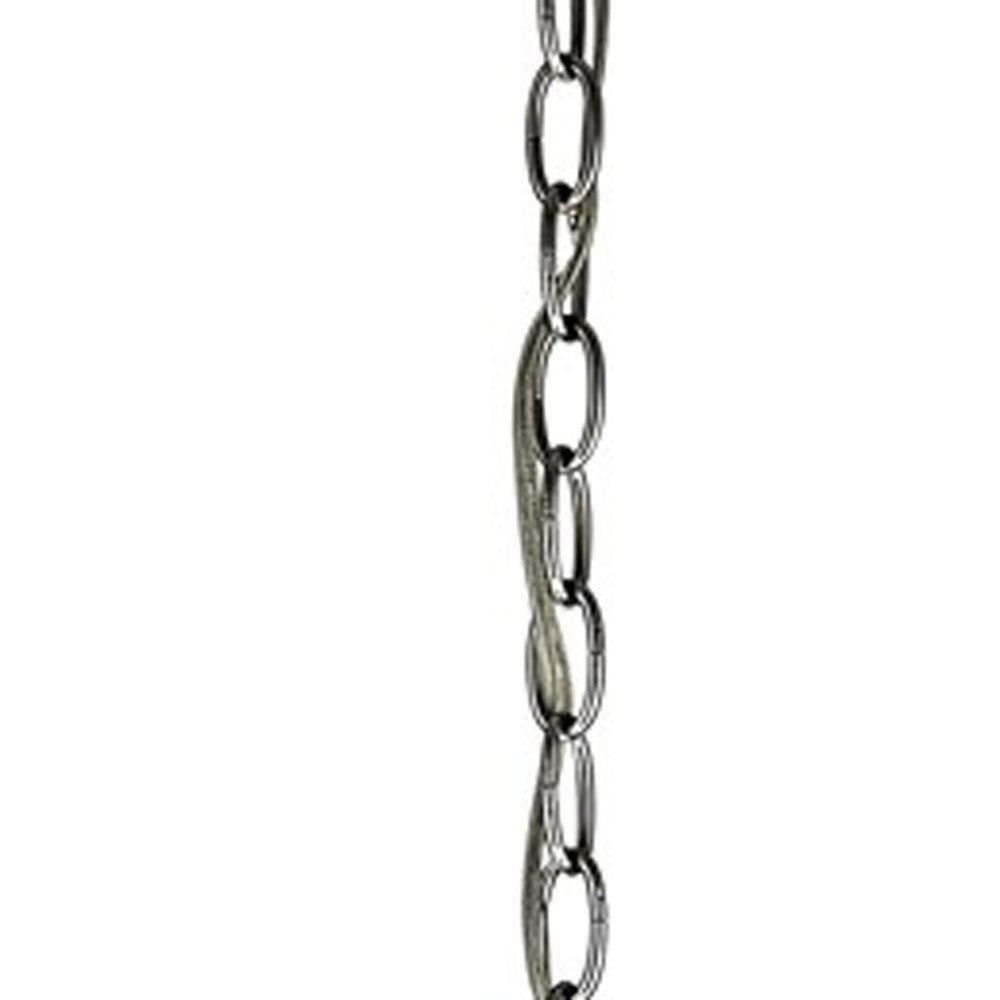 Isabella 4-Light Nickel Drum Pendant