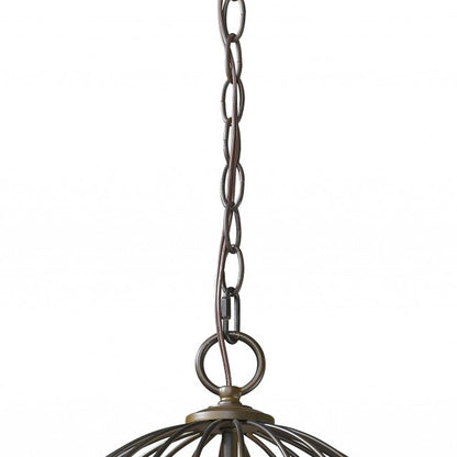Aria 3-Light Oil-Rubbed Bronze Globe Pendant
