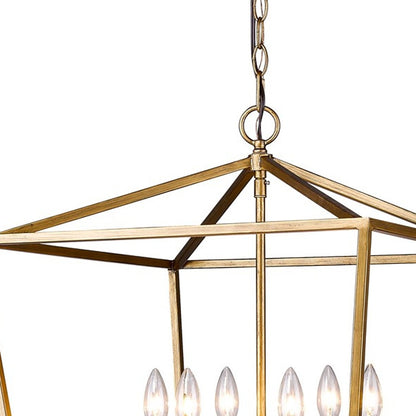 Kennedy 6-Light Antique Gold Foyer Pendant