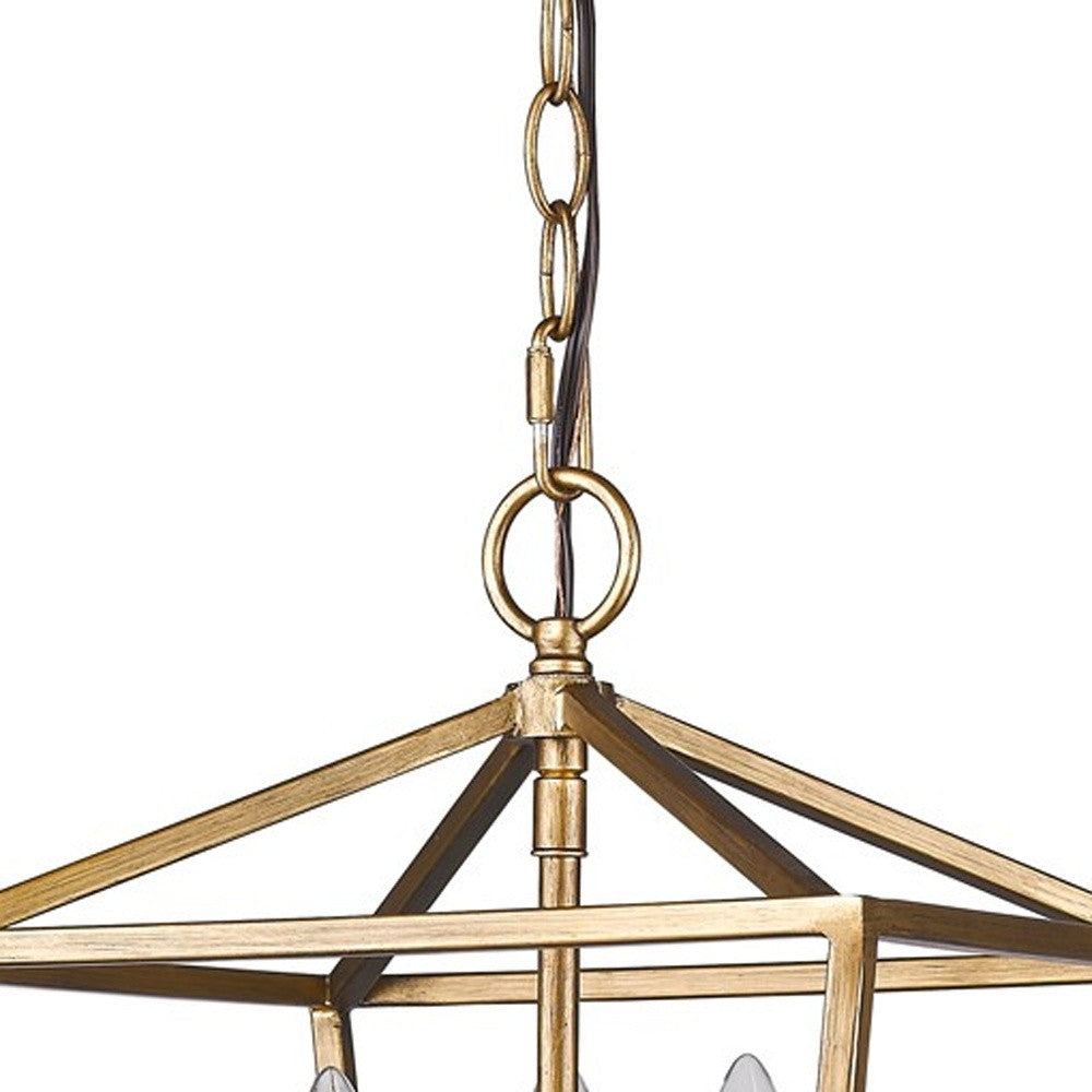 Kennedy 3-Light Antique Gold Pendant