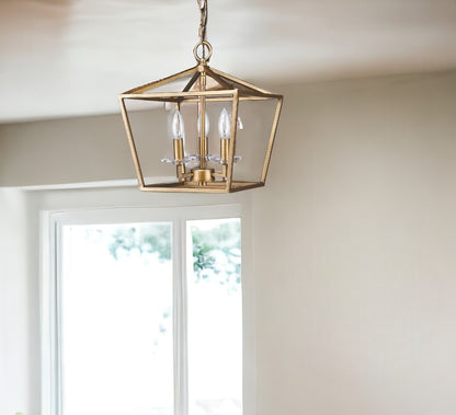 Kennedy 3-Light Antique Gold Pendant