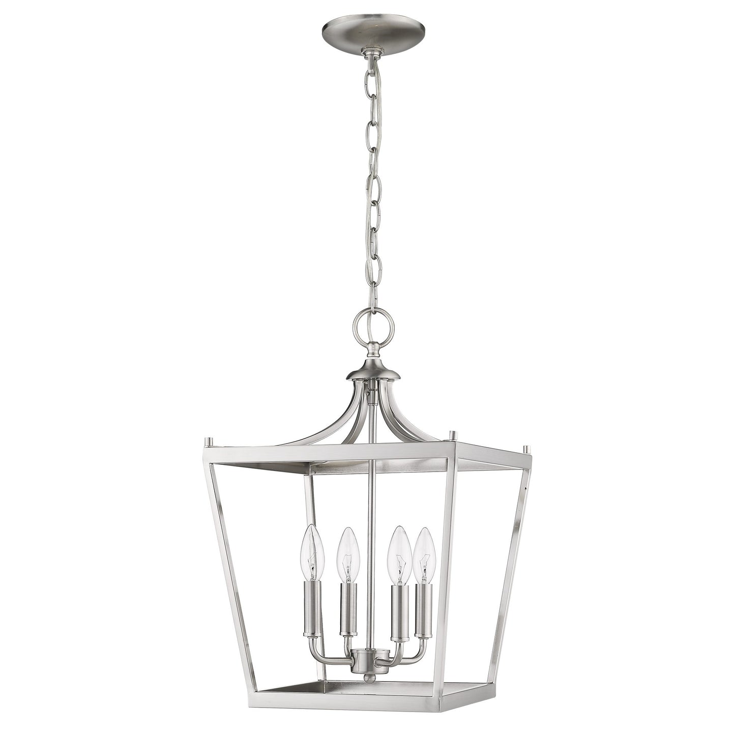Asher Silver 4 Light Ceiling Light
