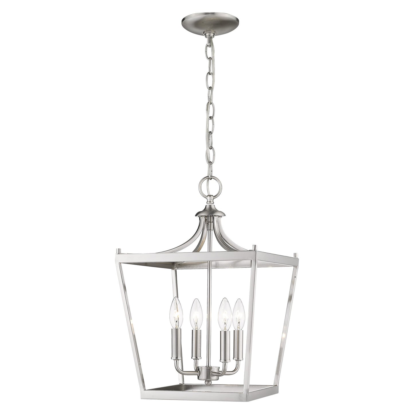 Silver 4 Light Ceiling Light