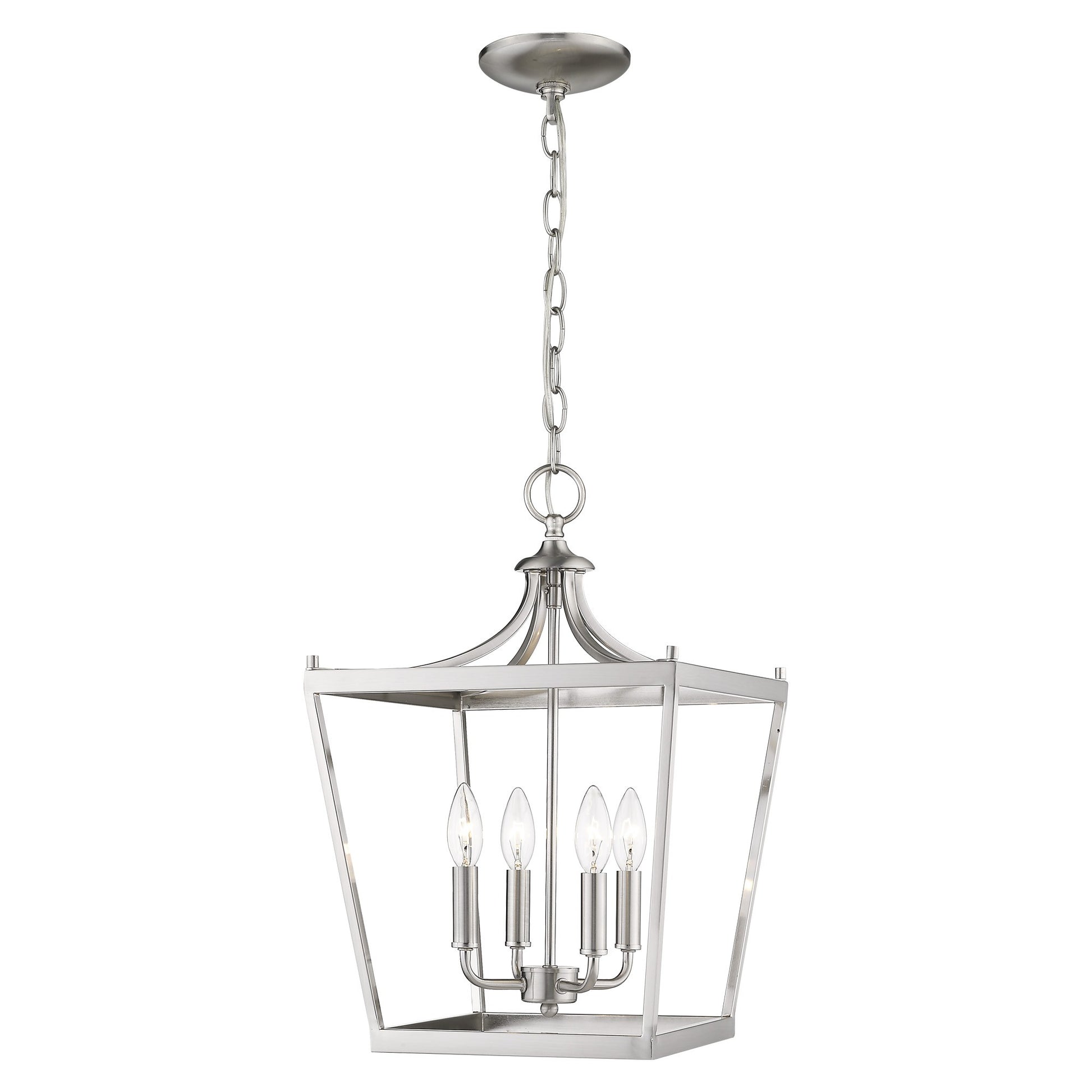 Silver 4 Light Ceiling Light