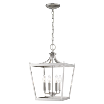Silver 4 Light Ceiling Light