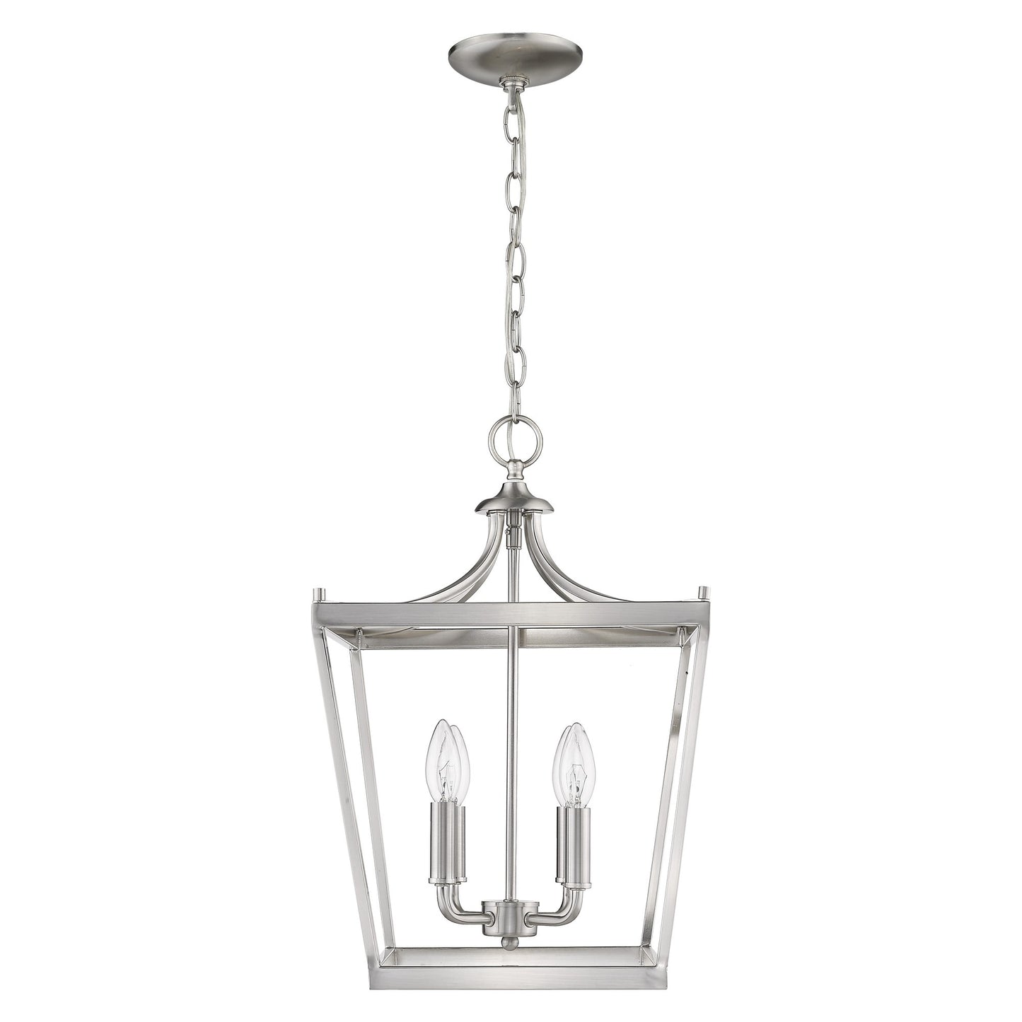 Silver 4 Light Ceiling Light