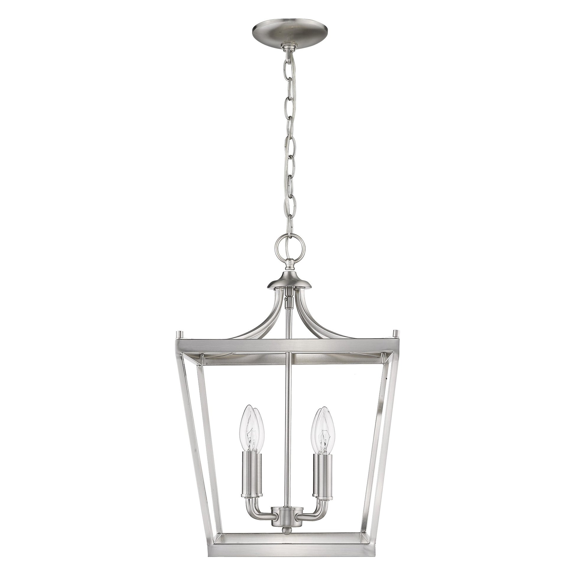 Silver 4 Light Ceiling Light