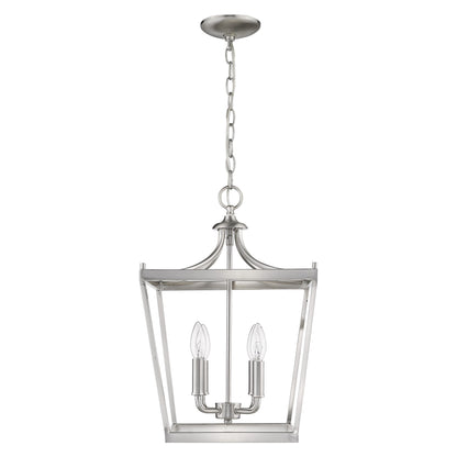 Silver 4 Light Ceiling Light