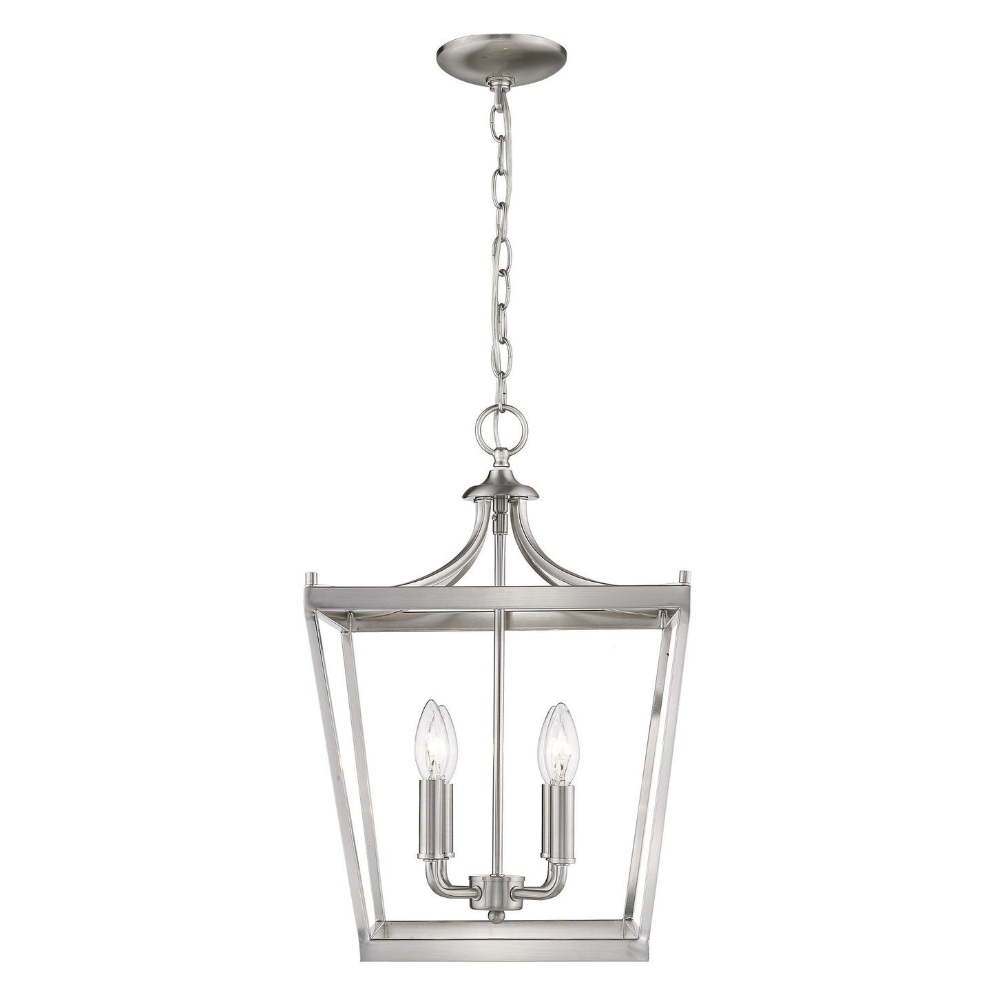 Silver 4 Light Ceiling Light