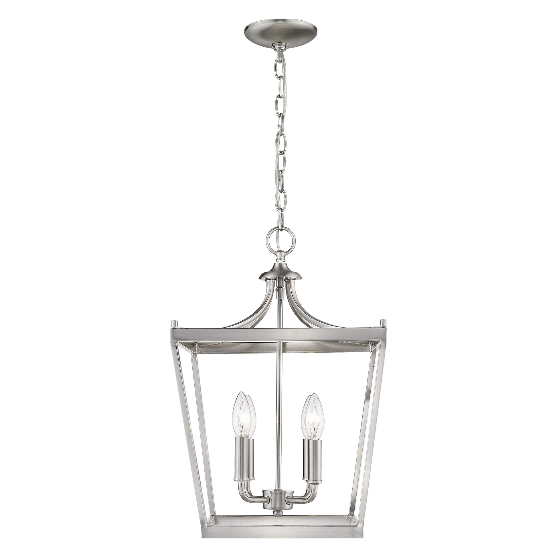 Silver 4 Light Ceiling Light