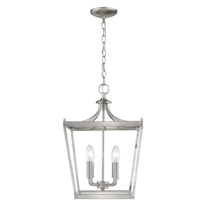 Silver 4 Light Ceiling Light