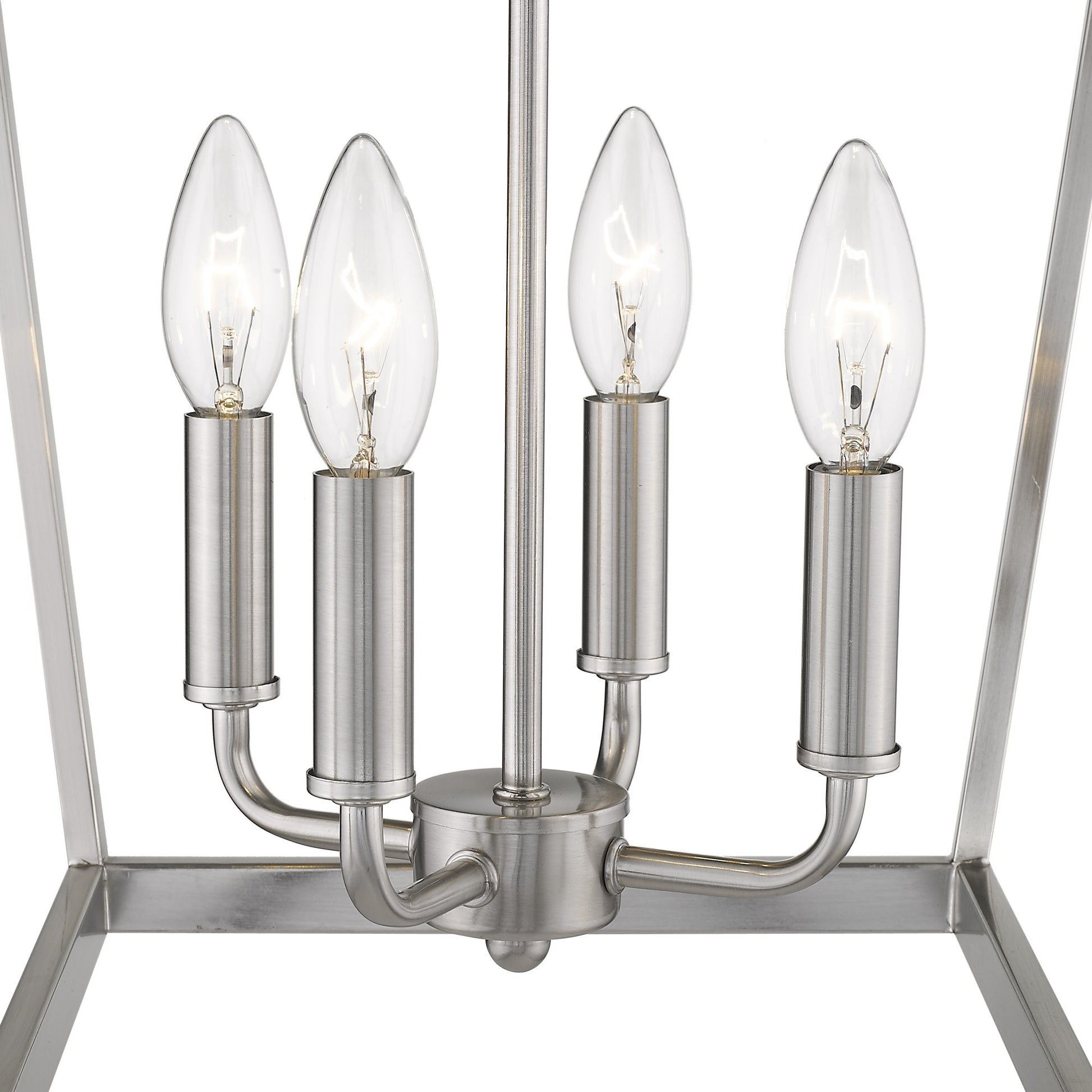 Silver 4 Light Ceiling Light