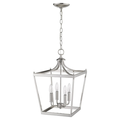 Silver 4 Light Ceiling Light