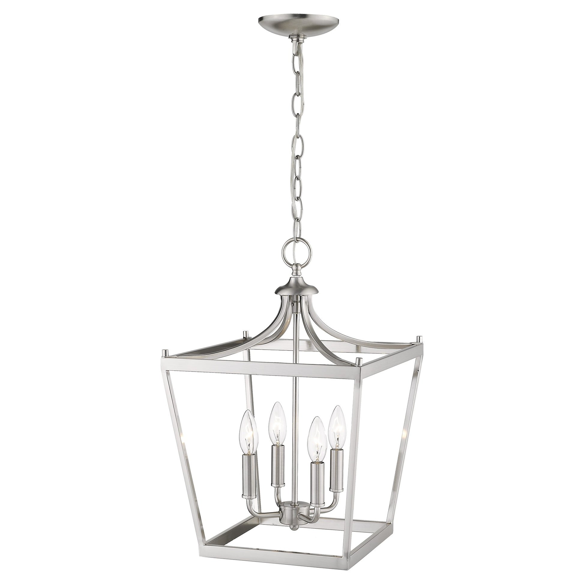 Silver 4 Light Ceiling Light