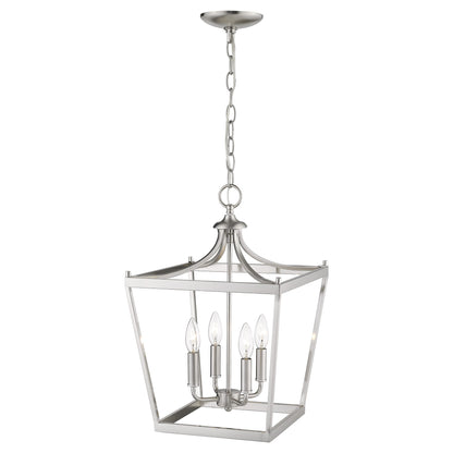 Silver 4 Light Ceiling Light