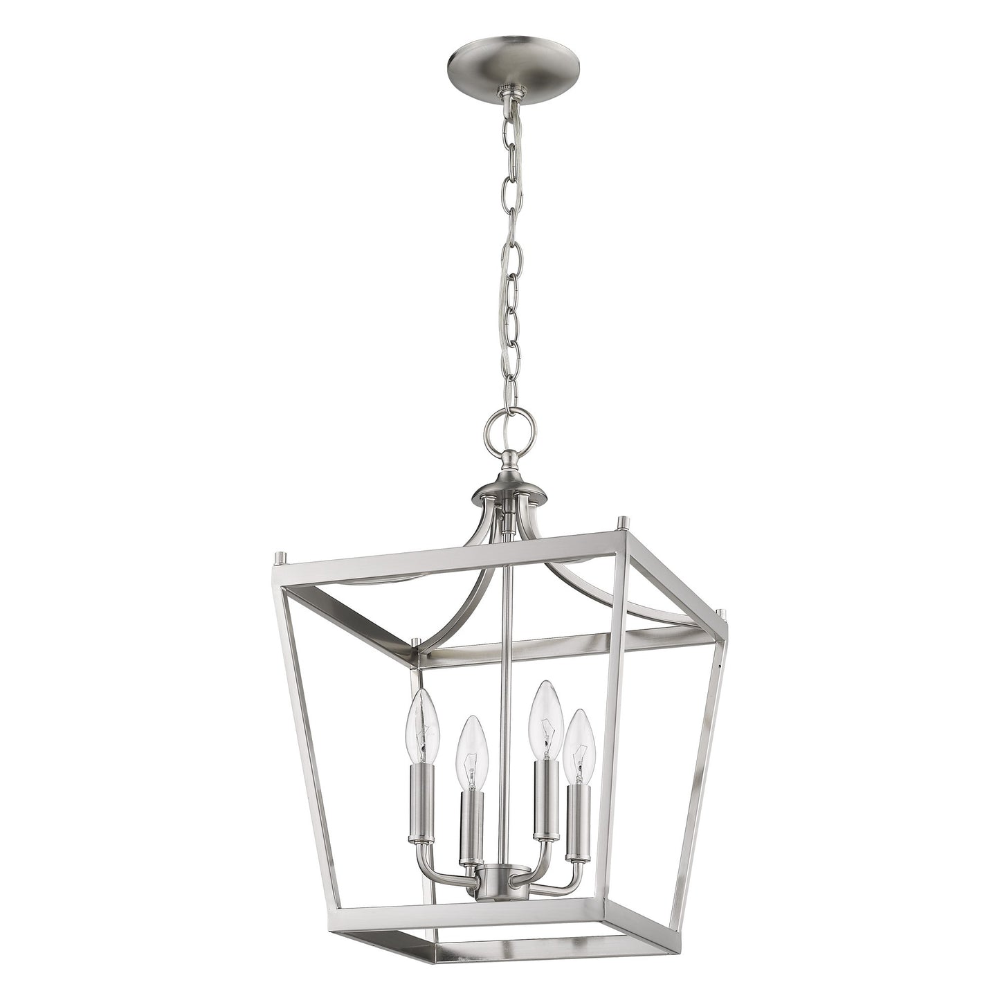 Silver 4 Light Ceiling Light