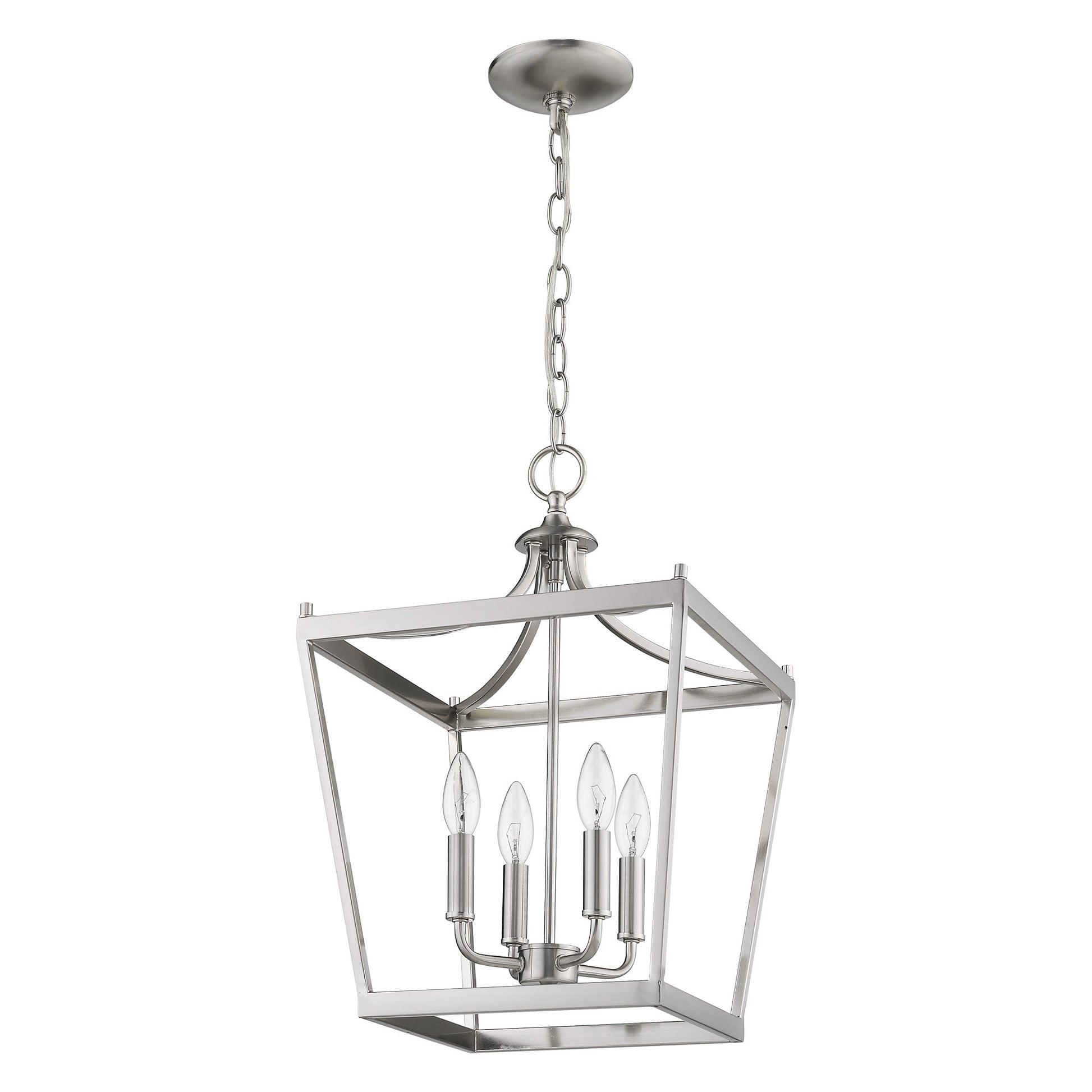 Silver 4 Light Ceiling Light