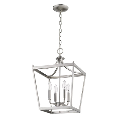 Silver 4 Light Ceiling Light