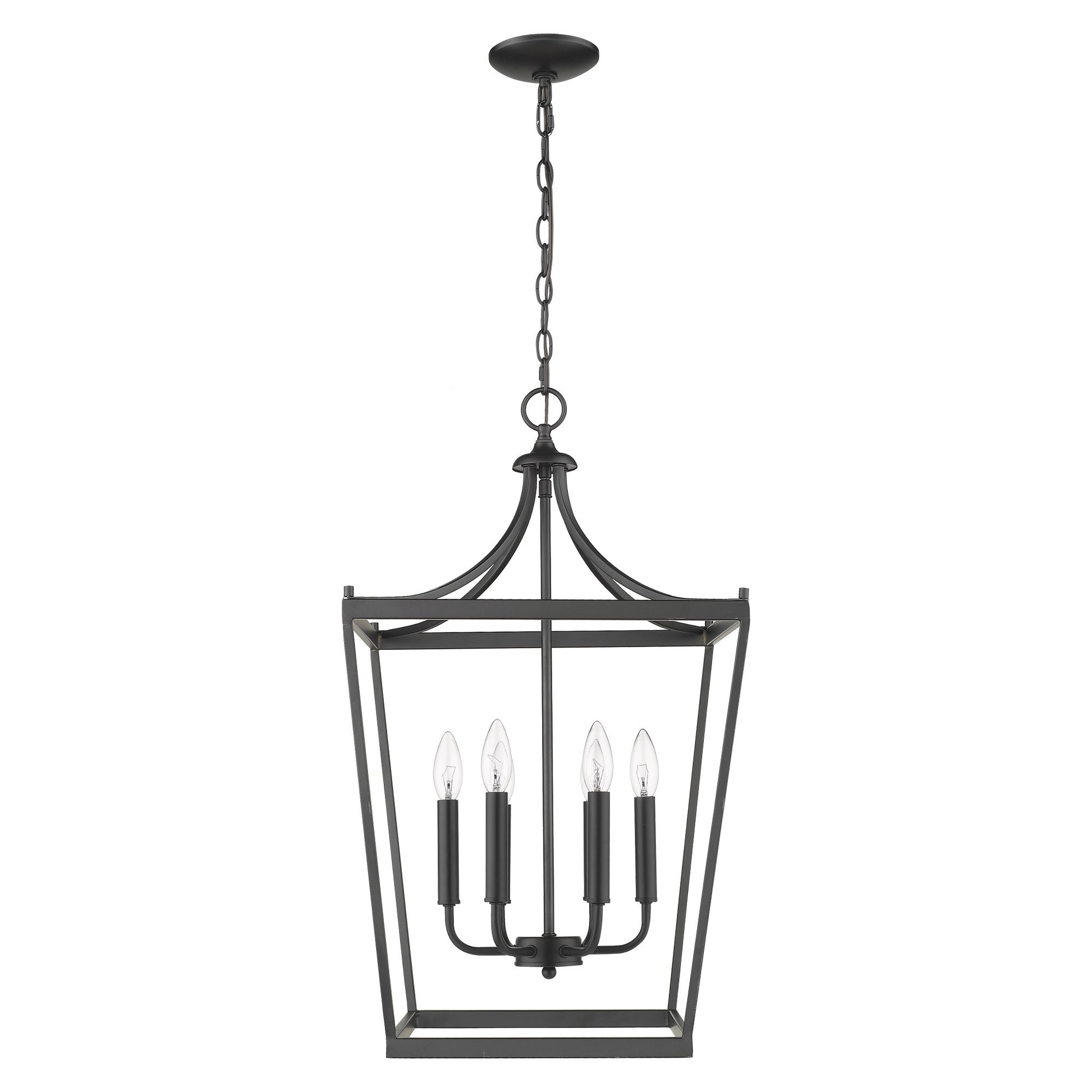 Brown 6 Light Ceiling Light