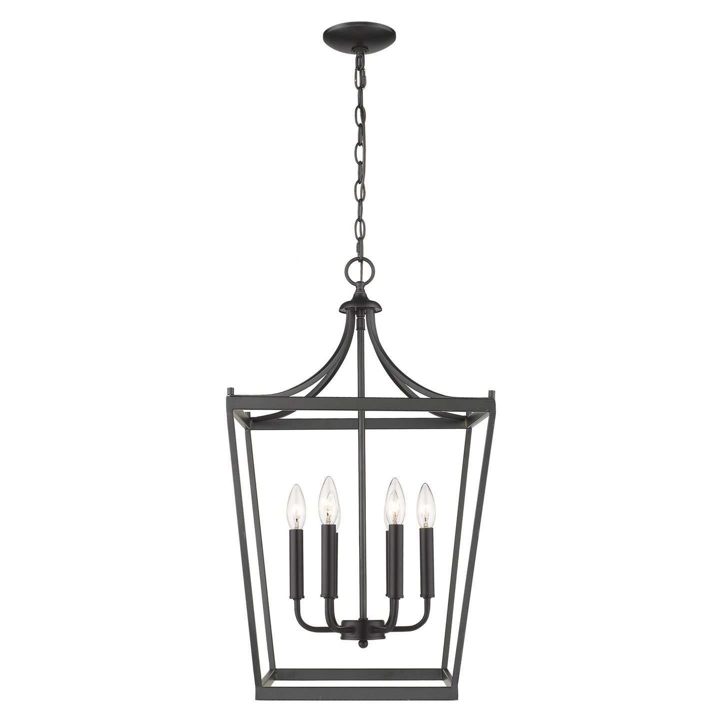 Brown 6 Light Ceiling Light