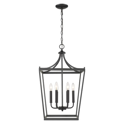 Brown 6 Light Ceiling Light