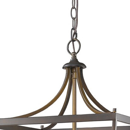 Brown 6 Light Ceiling Light