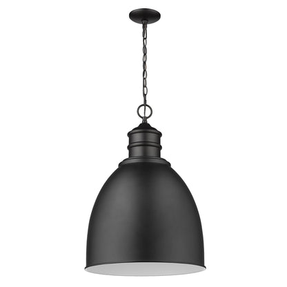 Colby 1-Light Matte Black Pendant