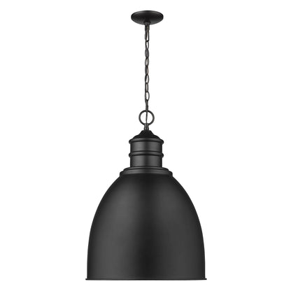 Colby 1-Light Matte Black Pendant