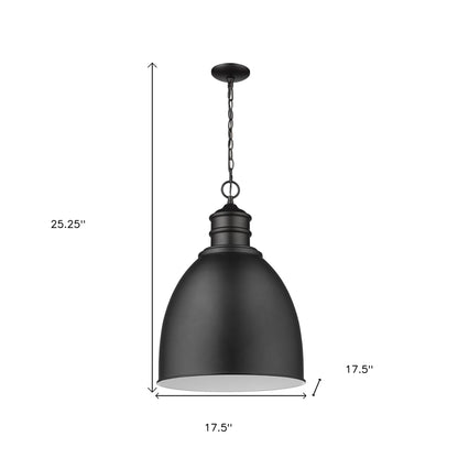 Colby 1-Light Matte Black Pendant