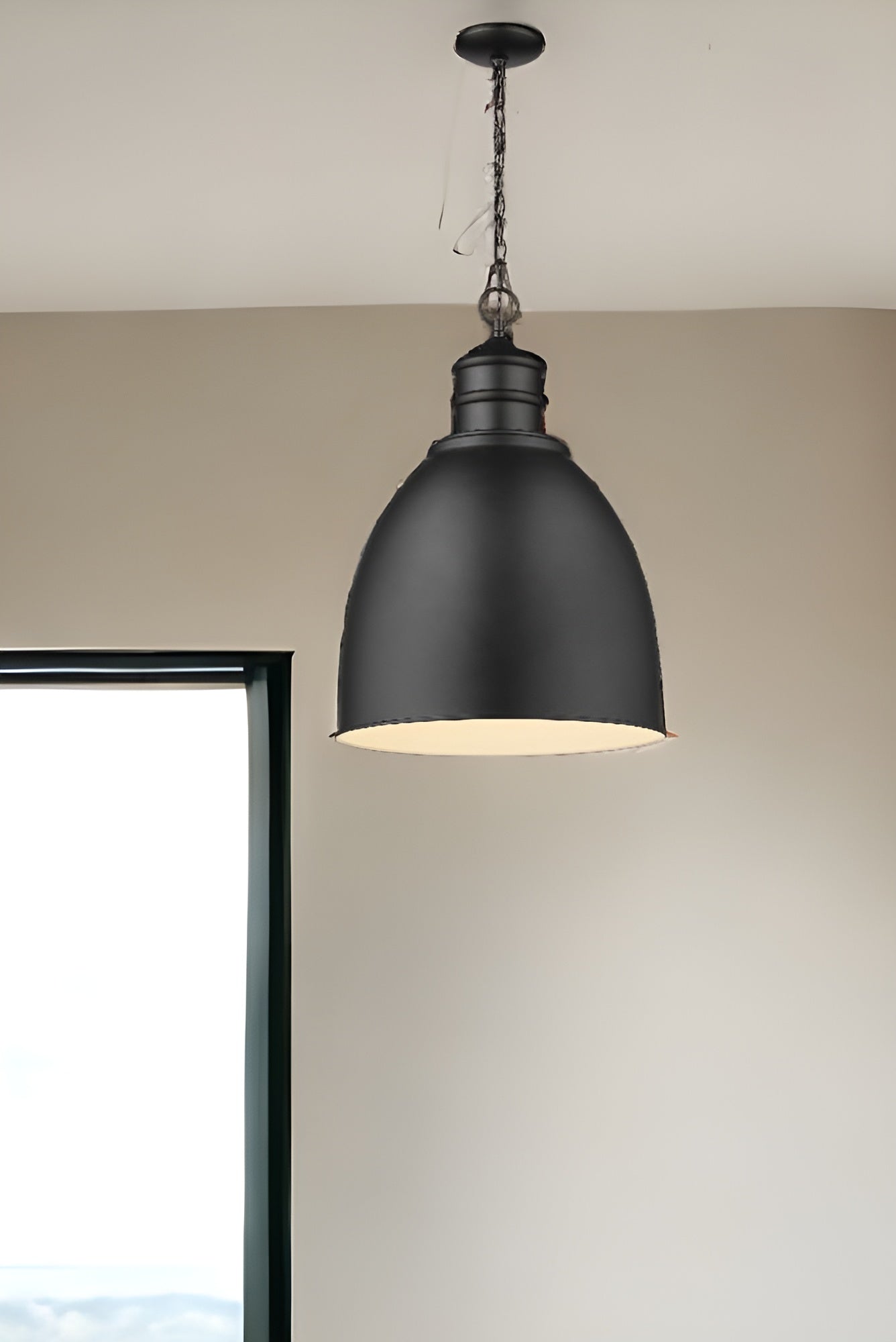 Colby 1-Light Matte Black Pendant