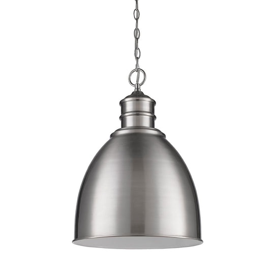 Colby 1-Light Satin Nickel Pendant