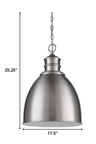 Colby 1-Light Satin Nickel Pendant
