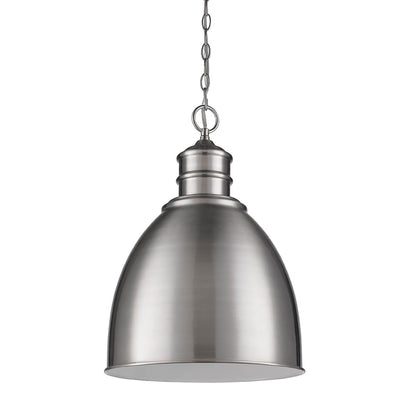 Colby 1-Light Satin Nickel Pendant